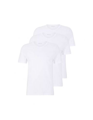 Hugo Boss T-Shirts V-neck Classic 3Pack Wit