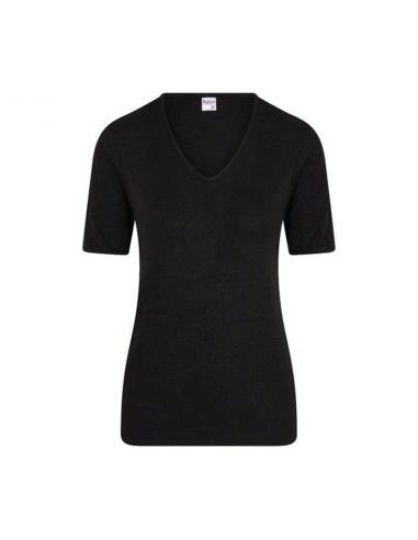 Beeren Dames Thermo Onderblouse Korte Mouwen zwart