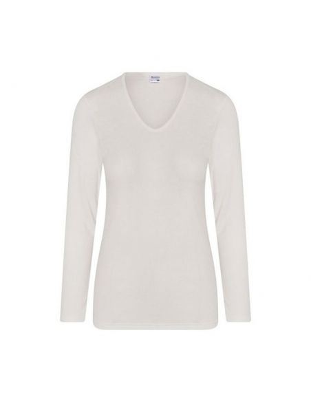 Beeren Dames thermo Onderblouse Lange Mouwen wit