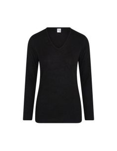 Beeren Dames thermo Onderblouse Lange Mouwen zwart