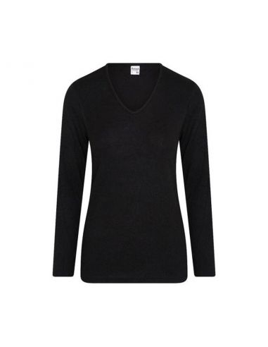 Beeren Dames thermo Onderblouse Lange Mouwen zwart