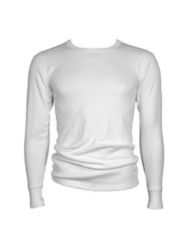 Beeren Heren ondergoed Shirt thermo lange mouw wit