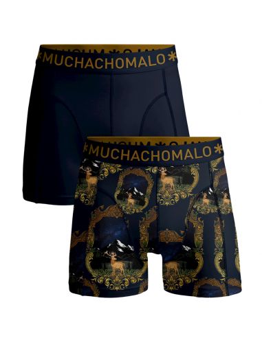 MuchachoMalo Cotton Modal Elk 2Pack Heren Boxershorts