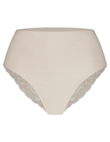 Ten Cate Secrets Lace Brazilian High Waist Almond