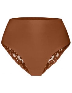 Ten Cate Secrets Lace Brazilian High Waist Pecan 2