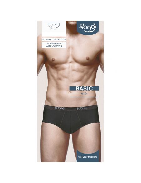 Sloggi Men Basic Midi zwart