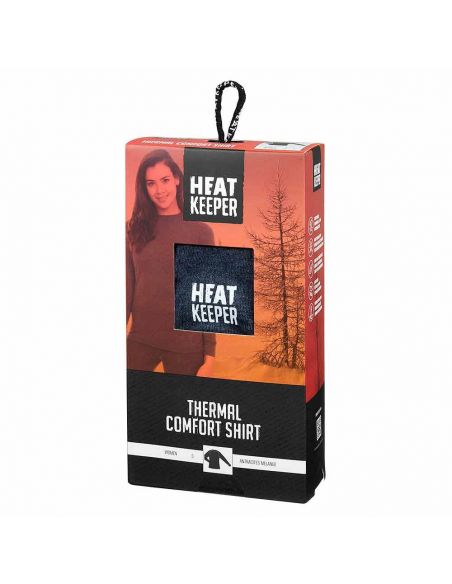 Heatkeeper Dames Thermo Basic Shirt Lange Mouwen Antraciet