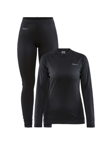 Craft Dames Thermo BASELAYER Set  BLACK 1909706-999000