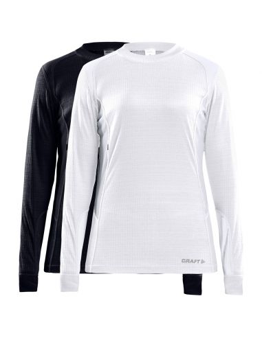 Craft Dames Thermo BASELAYER Set 2Pack BLACK-WHITE 1911945-999900