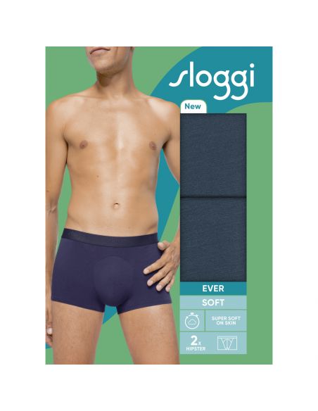 Sloggi Men Ever Soft Hipster 2Pack Secret Lagoon