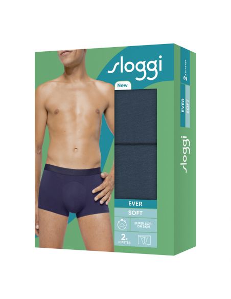 Sloggi Men Ever Soft Hipster 2Pack Secret Lagoon