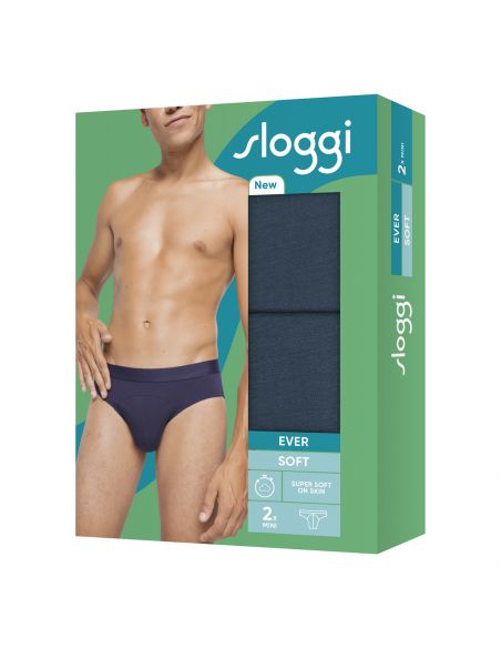 Sloggi Men Ever Soft Mini Brief 2Pack Secret Lagoon