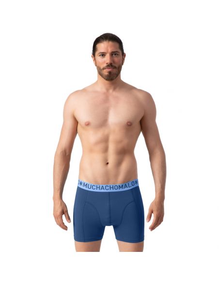 MuchachoMalo Hello Moonlight 7pack Light Cotton Solid 54 Heren Boxershorts
