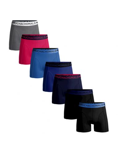 MuchachoMalo SOLID 546 7pack Heren Boxershorts