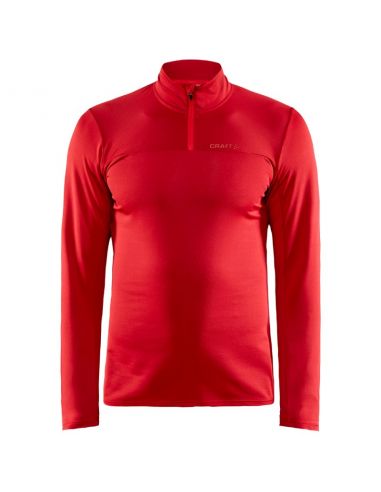 Craft Heren Thermo MID-LAYER Fleece Shirt  BRIGHT RED 1909496-430000