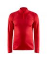 Craft Heren Thermo Fleece Shirt CORE Gain Midlayer Rood