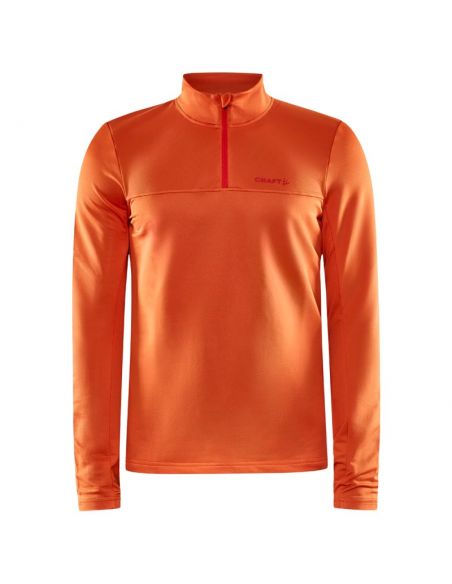 Craft Heren Thermo MID-LAYER Fleece Shirt  CHESTNUT 1909496-580000