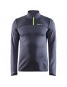 Craft Heren Thermo Fleece Shirt CORE Gain Midlayer Asphalt Antraciet