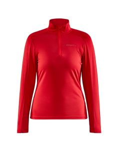 Craft Dames Thermo MID-LAYER Fleece Shirt  BRIGHT RED 1909497-430000