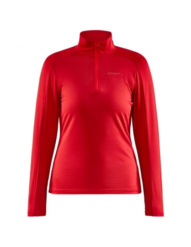 Craft Dames Thermo MID-LAYER Fleece Shirt  BRIGHT RED 1909497-430000