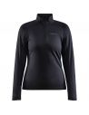 Craft Dames Thermo Fleece Shirt CORE Gain Midlayer Zwart
