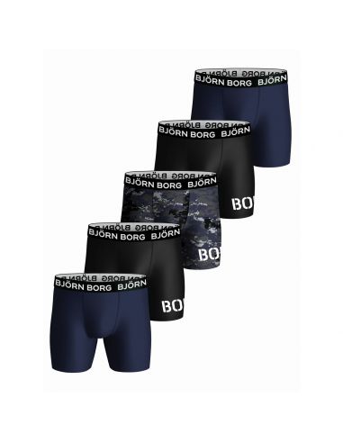 Bjorn Borg Heren Boxershort 5Pack Performance Artic MP001