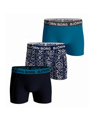 Bjorn Borg Heren Boxershort 3Pack Cotton Stretch Holiday MP002
