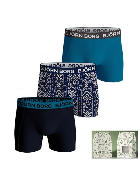 Bjorn Borg Heren Boxershort 3Pack Cotton Stretch Holiday MP002