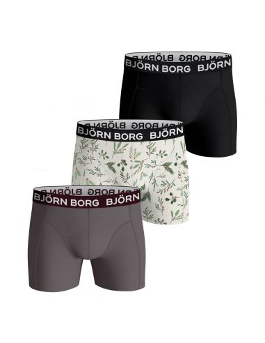 Bjorn Borg Heren Boxershort 3Pack Cotton Stretch Holiday MP001