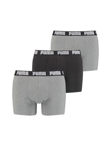 Puma Boxershorts Everyday 3Pack Zwart Grijs