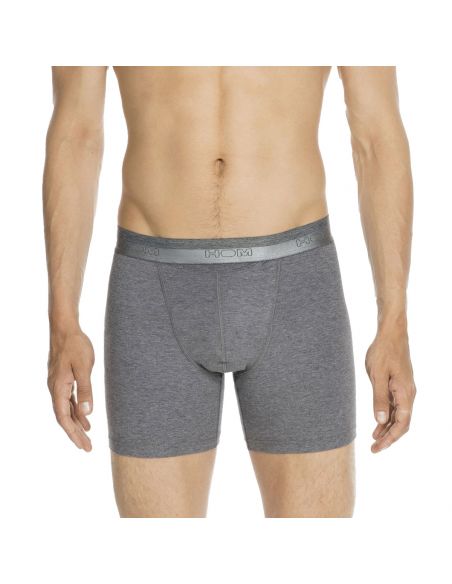 HOM HO1 Original New Maxi Long Grey Melange Boxershort