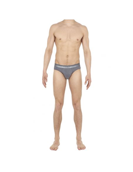 HOM Classic Mini Slip Brief Grey Melange