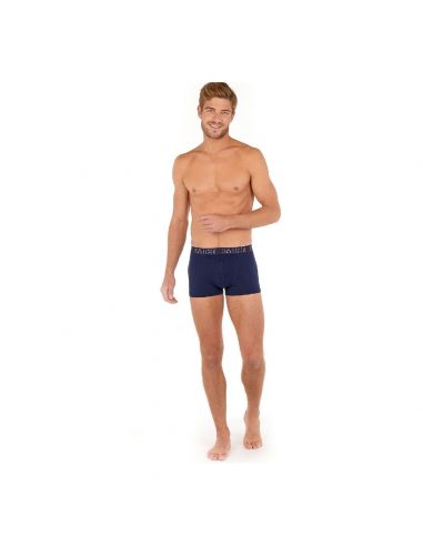 HOM H01 Boxer Briefs 2Pack Boxerlines 2 Navy Blauw D046