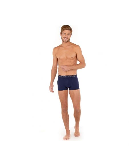 HOM H01 Boxer Briefs 2Pack Boxerlines 2 Navy Blauw D046