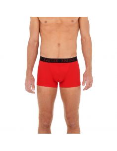 HOM H01 Boxer Briefs 2Pack Boxerlines 2 Zwart Rood D045 2