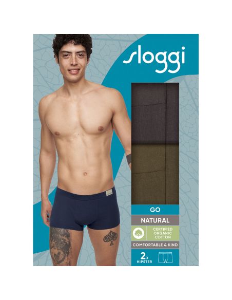 Sloggi Men GO Natural Hipster C2P 2Pack M004