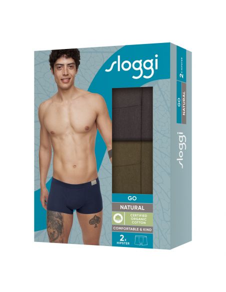 Sloggi Men GO Natural Hipster C2P 2Pack M004