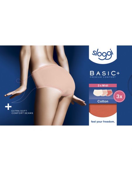 Sloggi Basic Midi C3P 3Pack V011