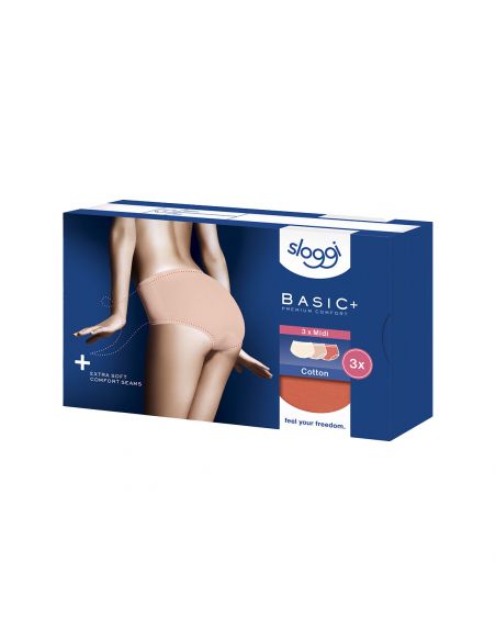 Sloggi Basic Midi C3P 3Pack V011