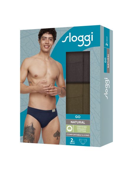 Sloggi Men GO Natural Brief C2P 2Pack M004