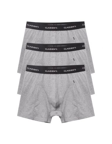 Claesens Basics basic boxer Grey 3 pack