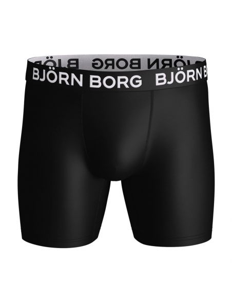 Bjorn Borg Heren Boxershort 5Pack Performance Blue Leaves MP003