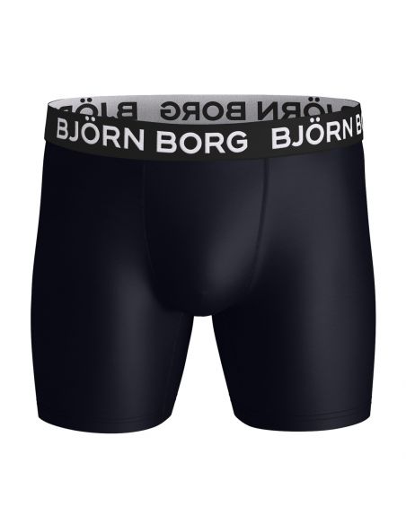 Bjorn Borg Heren Boxershort 5Pack Performance Blue Leaves MP003