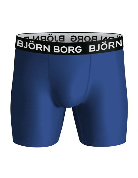 Bjorn Borg Heren Boxershort 5Pack Performance Blue Leaves MP003