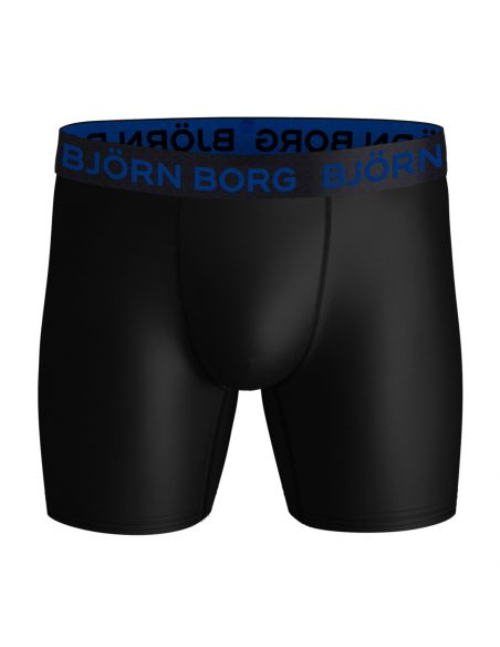 Bjorn Borg Heren Boxershort 5Pack Performance Blue Leaves MP003