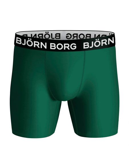 Bjorn Borg Heren Boxershort 5Pack Performance Green Checkers MP001