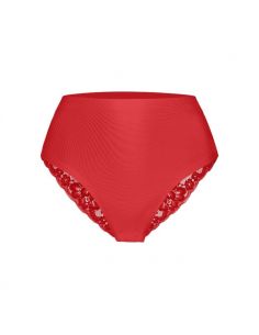 Ten Cate Secrets Lace Brazilian High Waist Rood 2