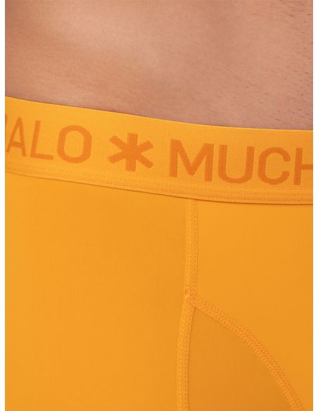 MuchachoMalo Heren Boxershorts Microfiber 3Pack Zwart Groen Oranje 31