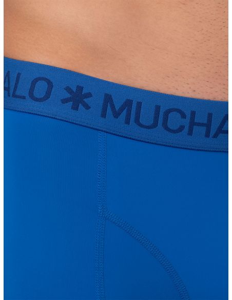 MuchachoMalo Heren Boxershorts Microfiber 3Pack Zwart Blauw Groen 34
