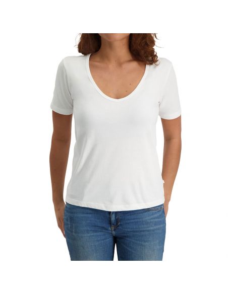 Claesens Dames V-Shirt Loose Fit Zwart